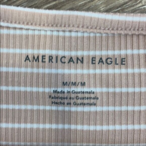 American Eagle Striped Ribbed Tank Top (new) - Picture 4 of 5